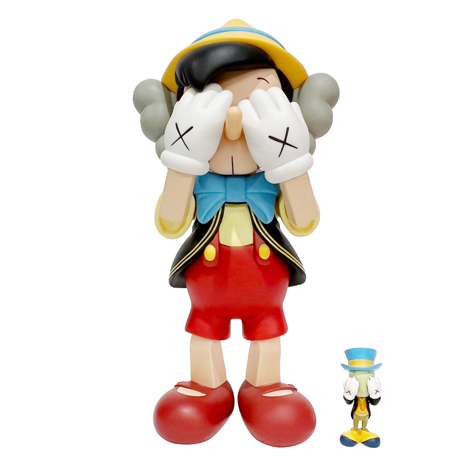 KAWS Pinocchio and Jiminy Cricket Vinyl Figure 29cm 11.41inches