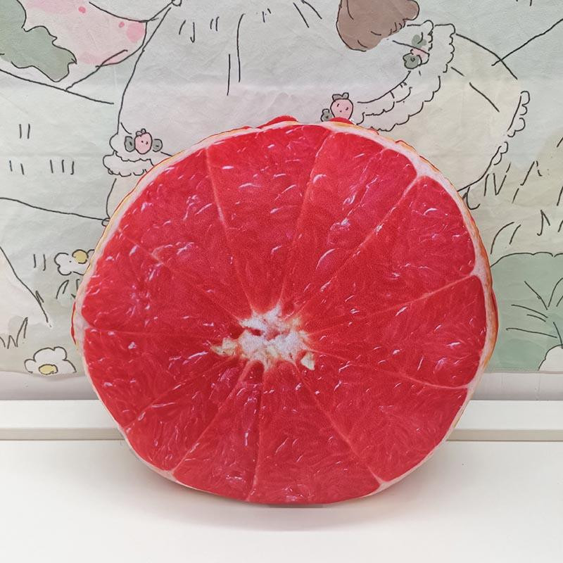 Realistic Fruit Plush Pillow 38cm 14.96inches Blood Orange