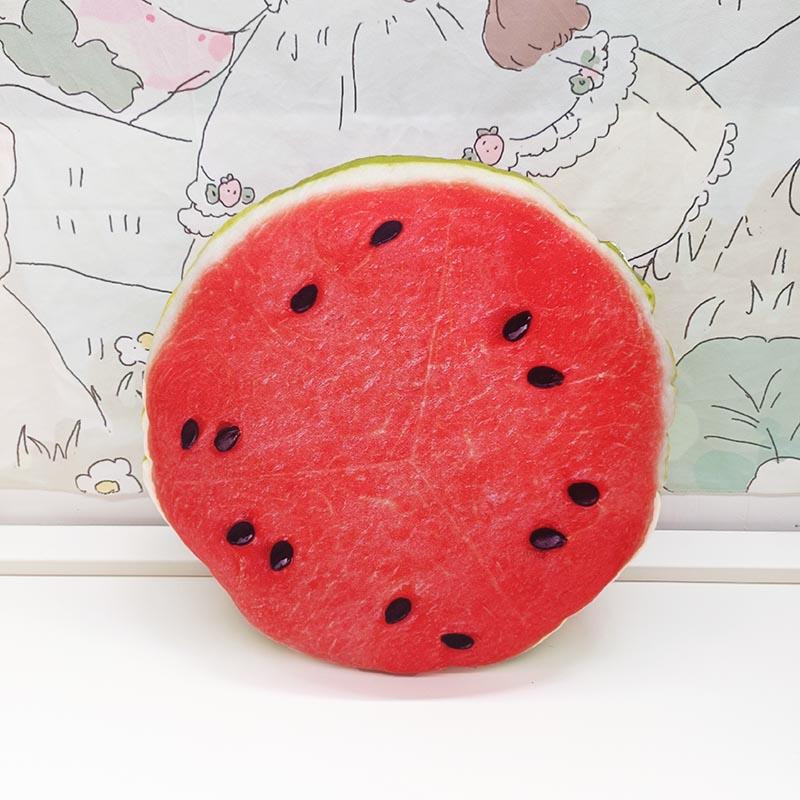 Realistic Fruit Plush Pillow 38cm 14.96inches Cut Watermelon
