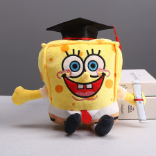 Spongebob Squarepants Graduation Soft Stuffed Plush 22cm 8.66inches
