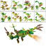 Dinosaur 8 Pack Brick Building Kit