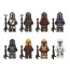 Star Wars The Mandalorian Brick Minifigure Set 8 Pcs
