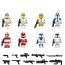 Star Wars Attack Battalion Star Corps Coruscant Guard Legion Brick Minifigure Custom Set 8 Pcs