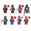 Spider Verse Characters And Agent Venom Brick Minifigure Custom Set 8 Pcs