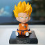 Dragon Ball Z Goku Super Saiyan 2 Shaking Head Figure Car Decoration Accessories