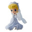 Qposket Disney Princess Cinderella Wedding Dress Figure Statue