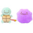 Ditto Squirtle From Pokemon Reversible Plush Toy