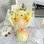 Pompompurin Soft Plush Flower Bouquet Mother's Day Graduation 28cm 11.02inches Yellow