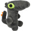 Black Dancing Toothless Dragon Plush Toy 23cm 9.05inches