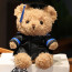 Fluffy Graduation Bear with Robe Soft Stuffed Plush 23cm 9 inches Yellow Blue Pink Red