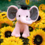 Graduation Elephant Soft Stuffed Plush 25cm 10inches Pink