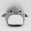 Squishmallows Gordon the Gray Shark Plush Toy 20cm 7.87inches