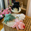 Tarantula Spider Soft Stuffed Plush 25cm 9.84inches White Pink Black Green