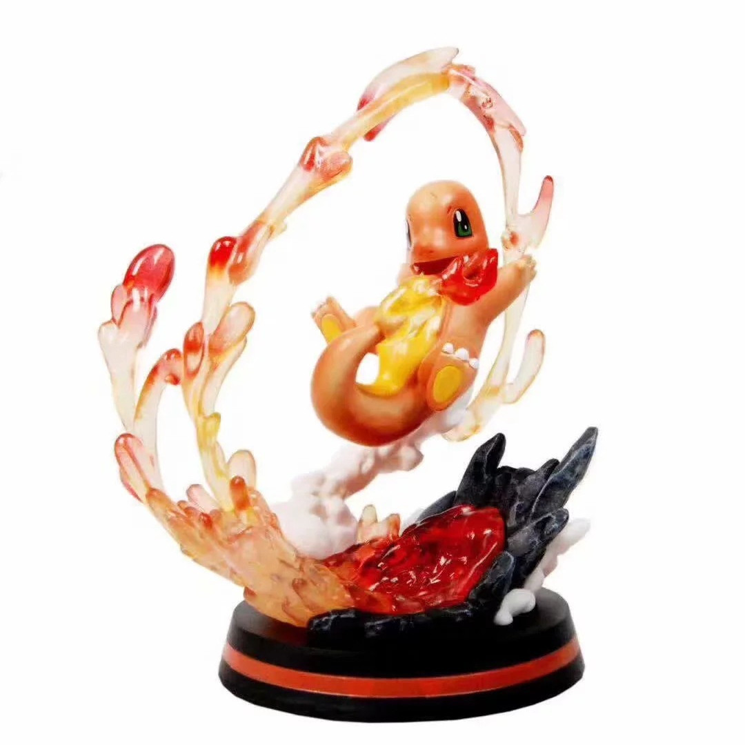 Charmander With Skill Effect Pokemon Figure Statue