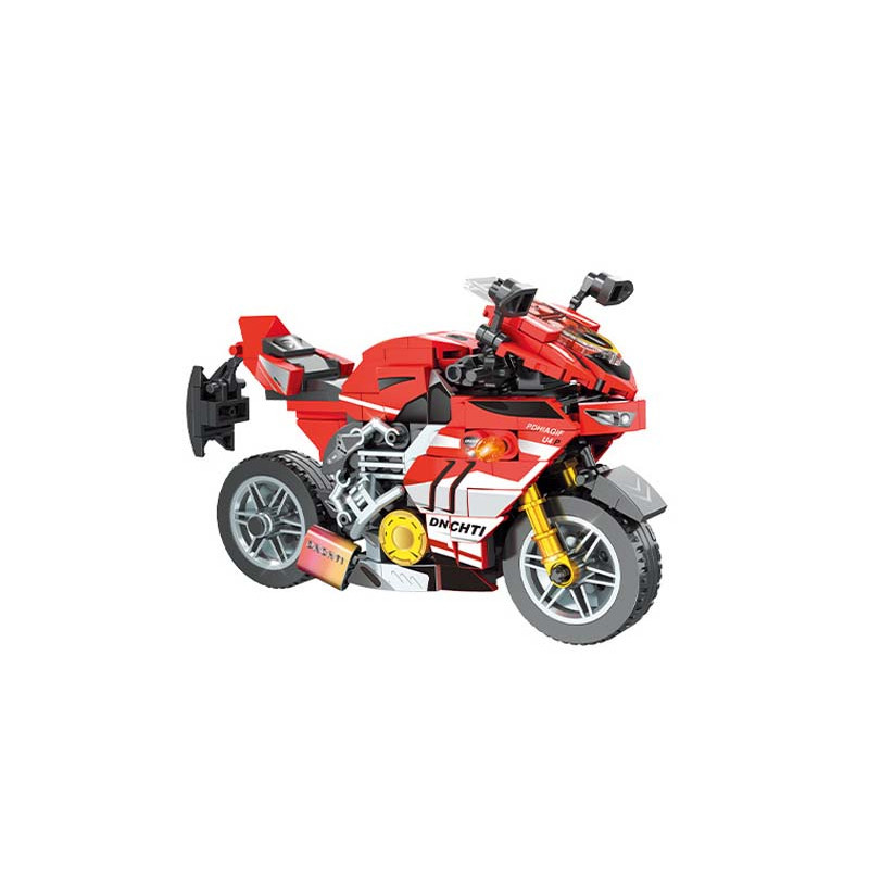 Ducati V4 Motorcycle Custom Brick Building Kit