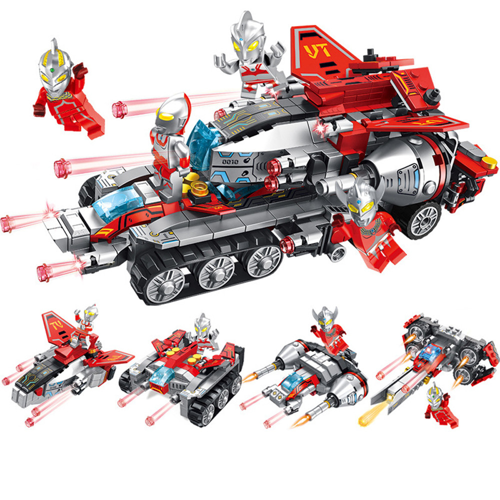 Ultraman Victory Chariot Custom Brick Building Kit
