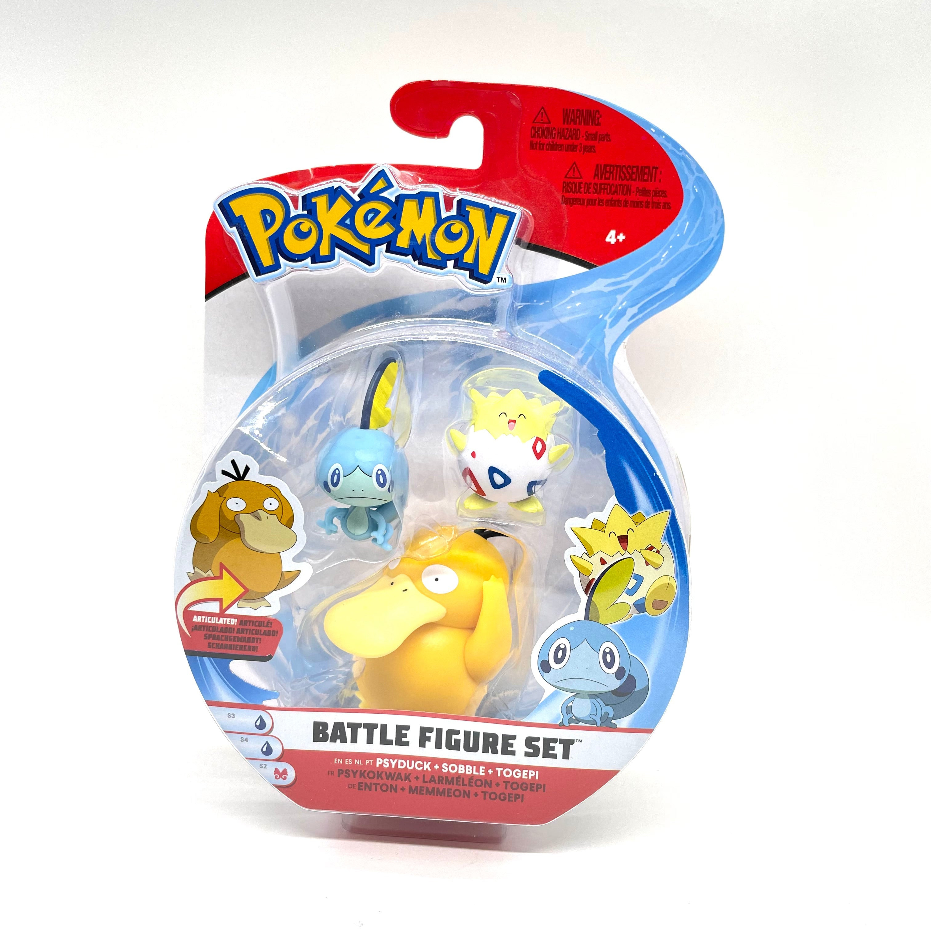 Pokemon Battle Figure Set Psyduck Sobble Togepi