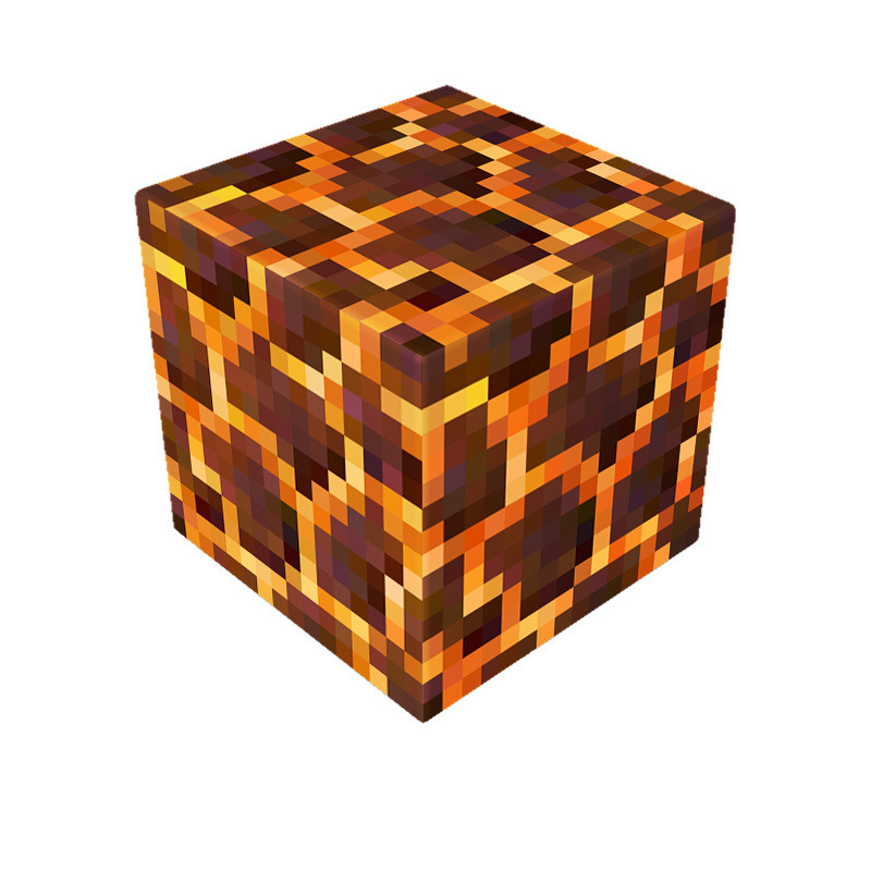 Minecraft Magnetic Magma Blocks Kit Toy 3 Pcs Set