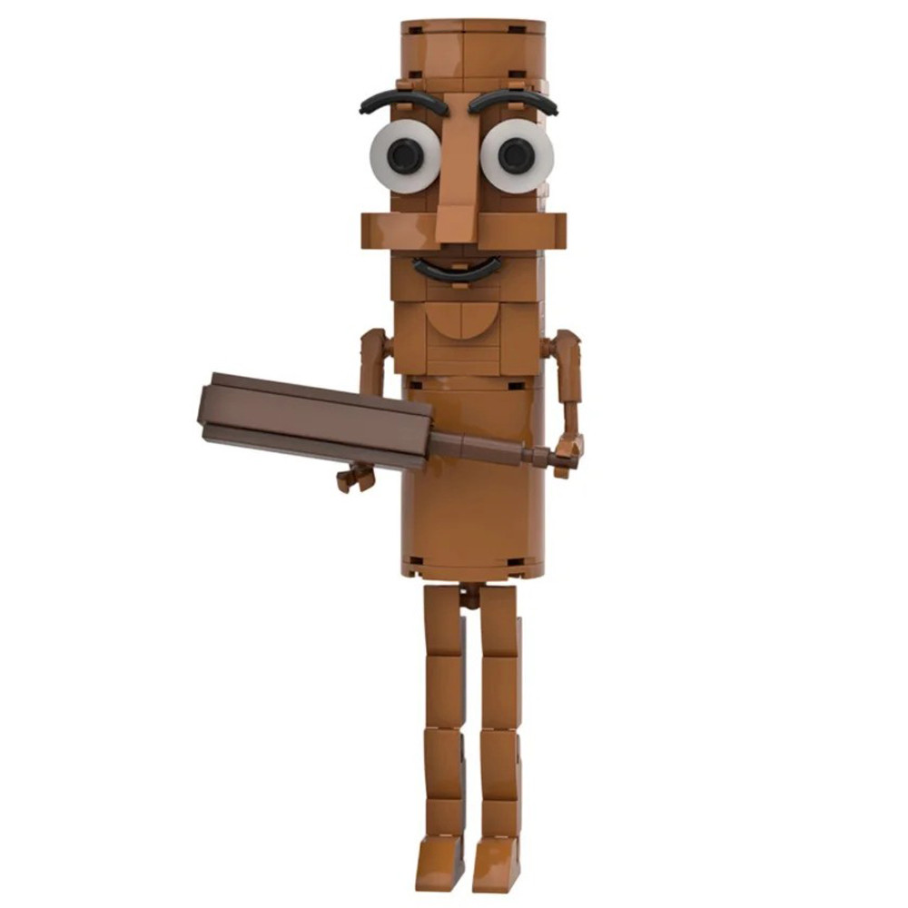 Italian Brainrot Tung Tung Sahur Brick Building Kit 150pcs