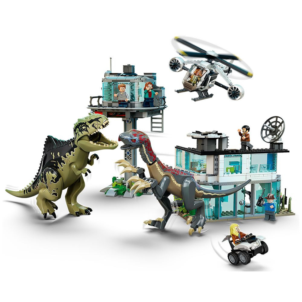 Jurassic World Giganotosaurus & Therizinosaurus Attack 76949 Brick Building Kit
