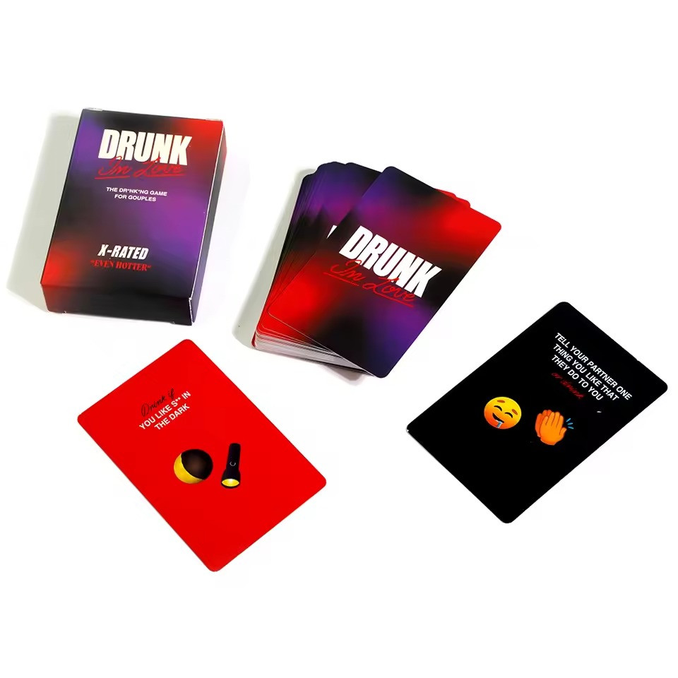 Drunk In Love X-Rated Edition Drinking Card Game For Couples
