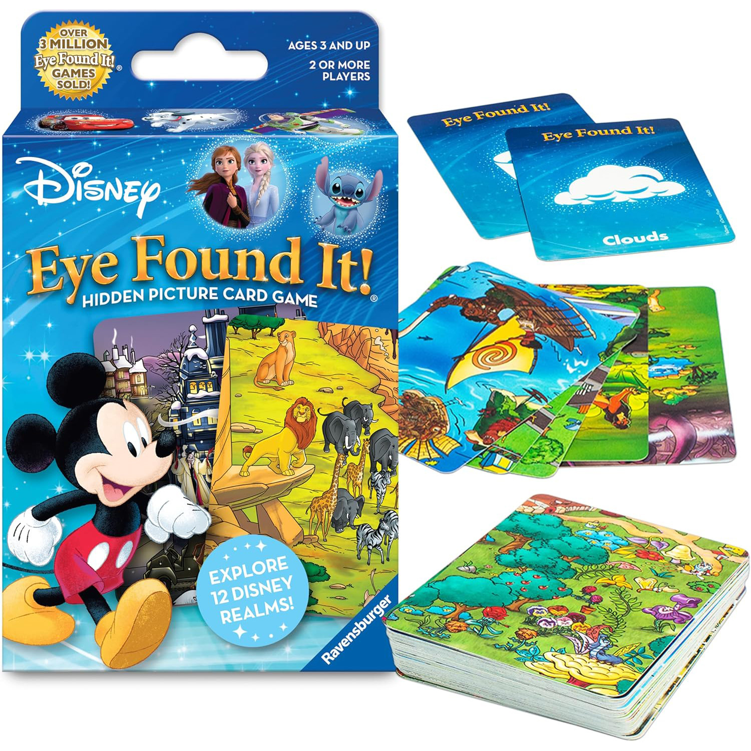 Eye Found It: Family Kids Disney Party Real-Time Mechanism Pattern Recognition Card Game