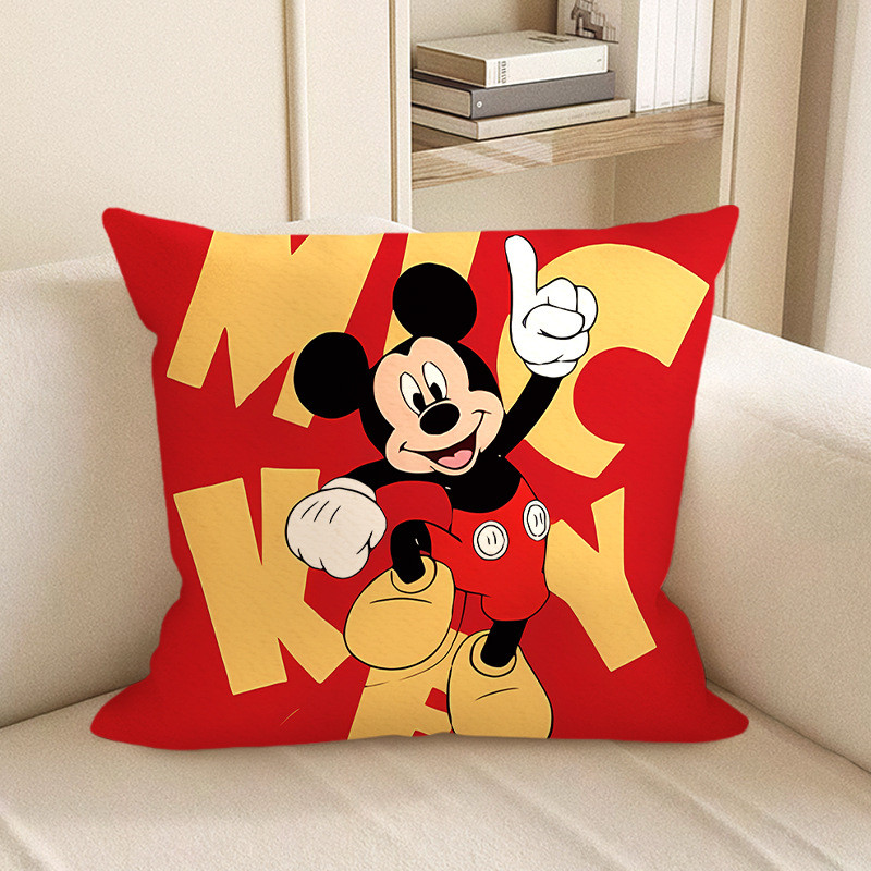 Disney Mickey Mouse Standing On One Leg Soft Stuffed Plush Pillow Multiple Sizes