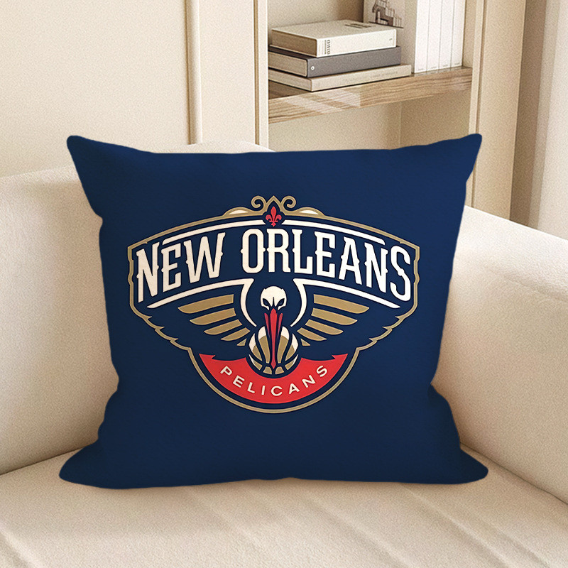 New Orleans Pelicans NBA Team Logo Soft Stuffed Plush Pillow Multiple Sizes