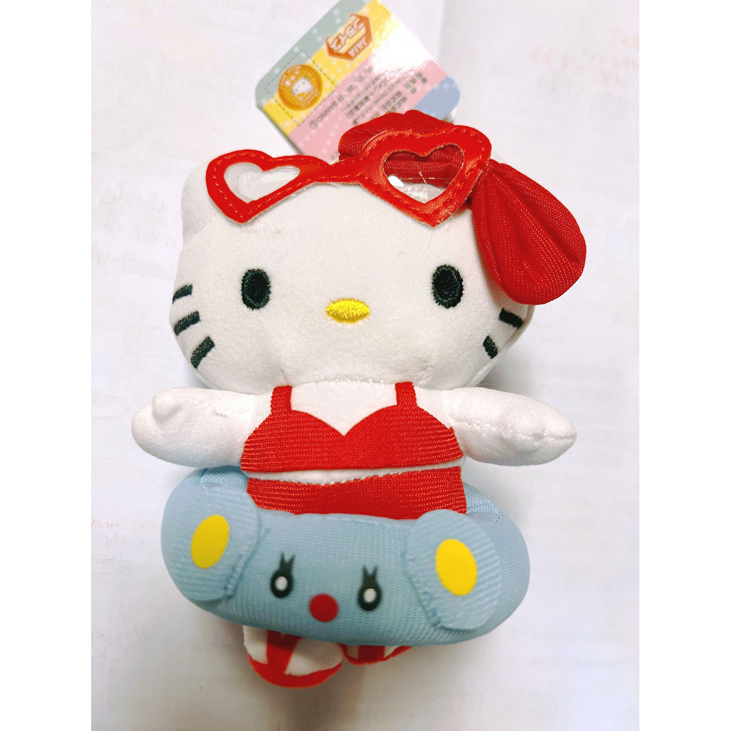 Hello Kitty Red Swim Ring Plush Toy - 18cm 7inches