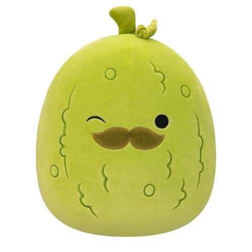 Squishmallows Charles Pickle with Mustache Plush Toy 20cm 7.87inches