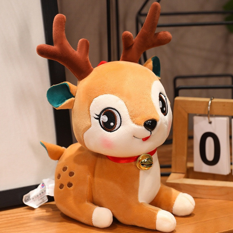 Cute Reindeer Christmas Soft Stuffed Plush 20cm 7.87inches