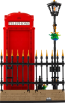 Ideas Red London Telephone Box 21347 Brick Building Kit