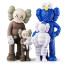 KAWS Family Vinyl Figure 31cm 12.20inches Brown Blue
