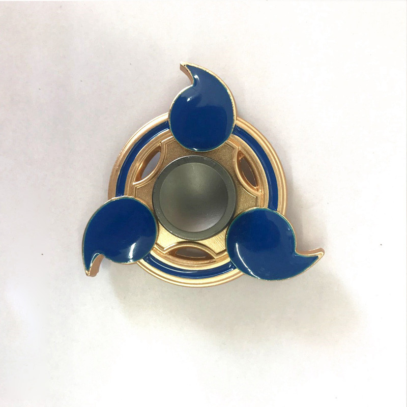 Naruto Metal Flame Shape Fidget Spinner