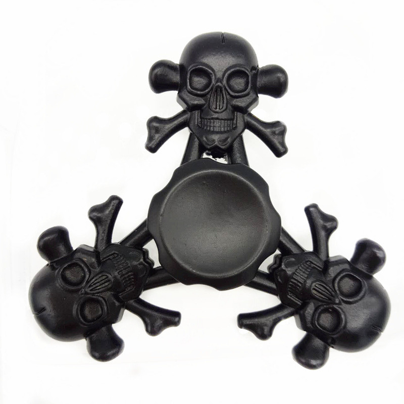 3 Metal Skulls Fidget Spinner