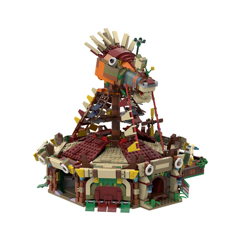The Legend Of Zelda Breath Of The Wild Stable Custom Brick Building Kit