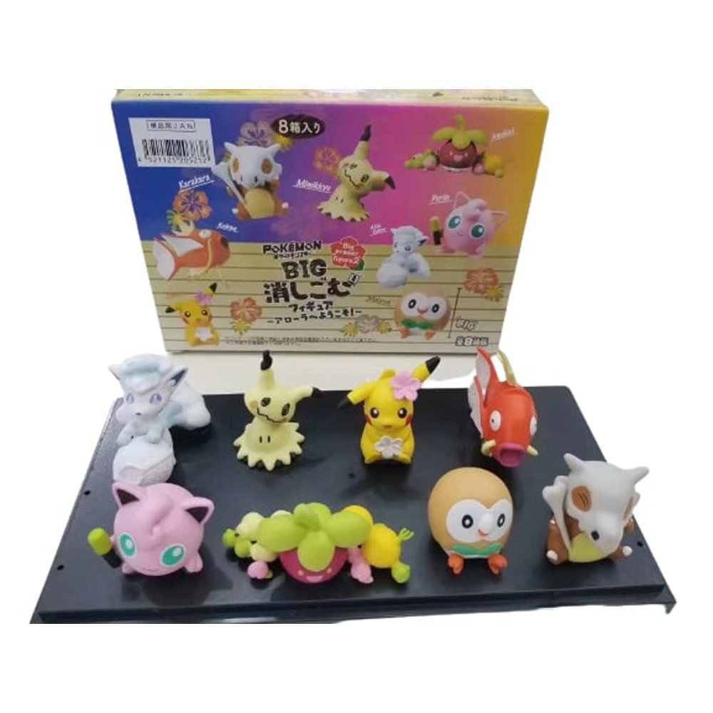 Re-ment Pokemon Big Eraser Collection Figure Statue Complete Set