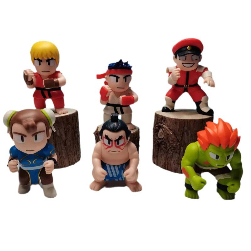 Street Fighter Figure Set 6 Pcs