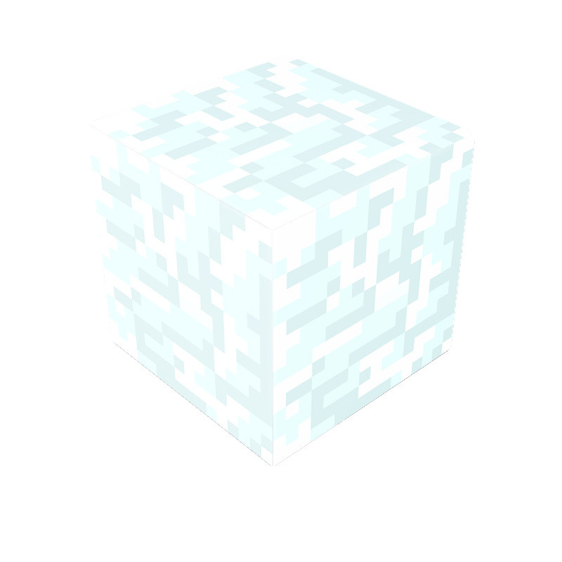 Minecraft Magnetic Snow Blocks Kit Toy 3 Pcs Set