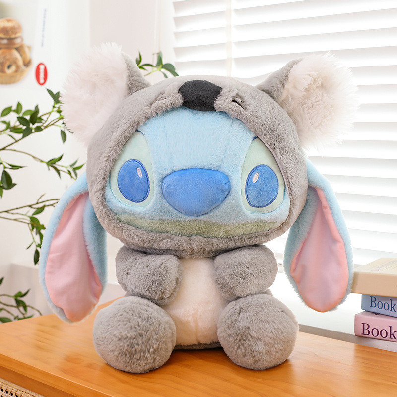 Disney Stitch in Koala Costume Soft Stuffed Plush Multiple Sizes