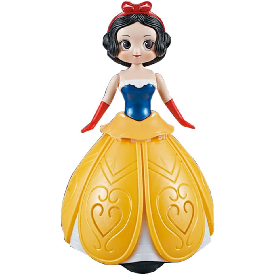 Dancing Princess Series: Snow White Spinning with Colorful Lights Effects and Music