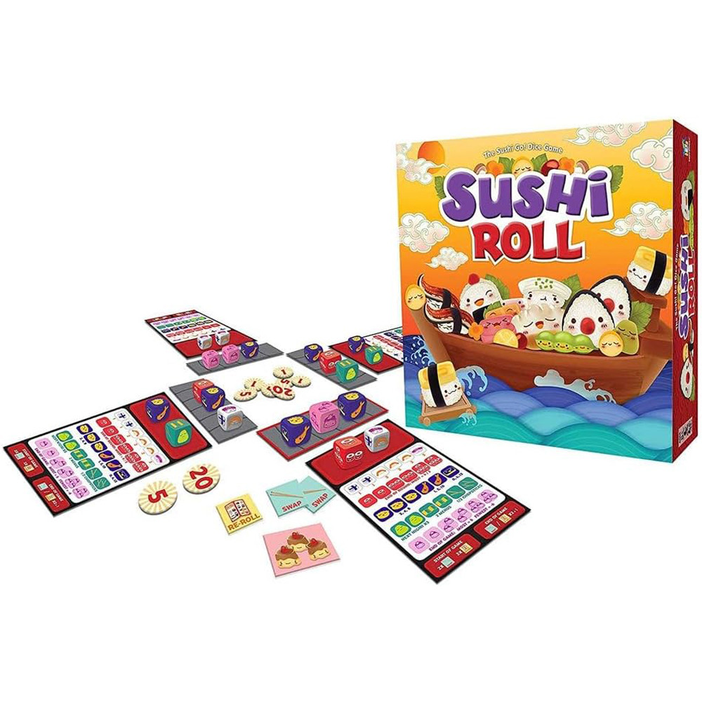 Sushi Roll: Family Open Drafting Food & Drink Sushi Board Game