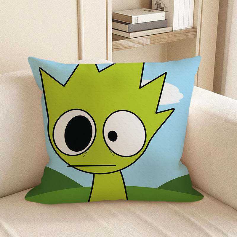 Sprunki Incredibox Lime OWAKCX Soft Stuffed Plush Pillow Multiple Sizes