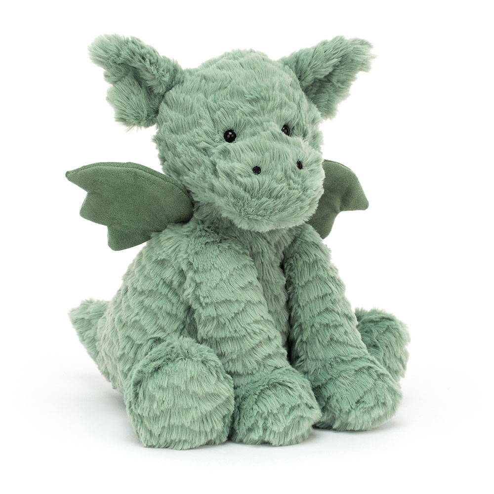 Jellycat Fuddlewuddle Dragon Medium Soft Stuffed Plush 23cm 9.05inches