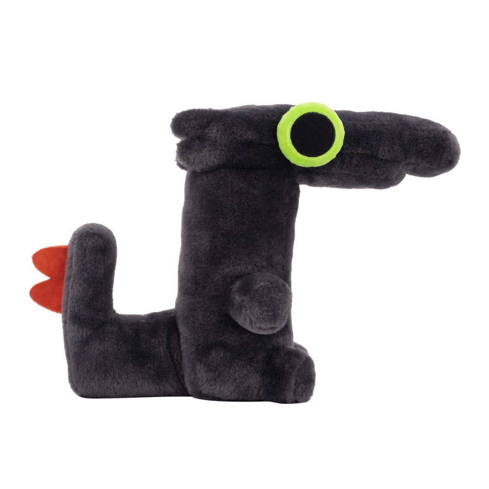 Dancing Dragon Meme Soft Stuffed Plush 20cm 7.87inches Black