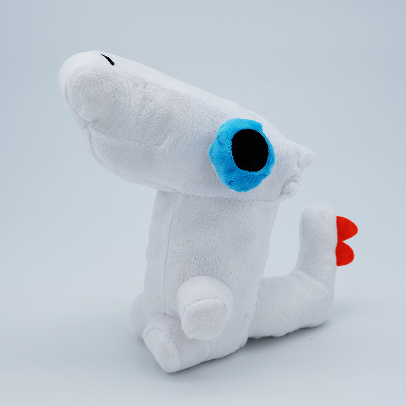 Dancing Dragon Meme Soft Stuffed Plush 20cm 7.87inches White