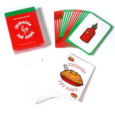 Sriracha The Game: Party Action Pattern Recognition Real-Time Slap The Deck Food Theme Card Game