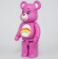 Medicom Cheer Bear Care Bears 400% Bearbrick Pink