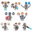 Marvel Avengers Endgame Characters With Advanced Tech Suit Brick Minifigure Custom Set 8 Pcs