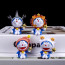 Doraemon Constellation Theme Figure Statue 12 Pcs Set